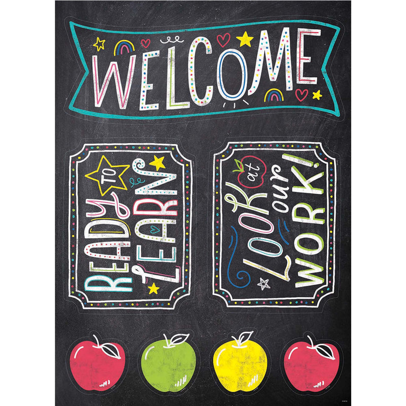 Chalk It Up! School Time Fun Bulletin Board Set