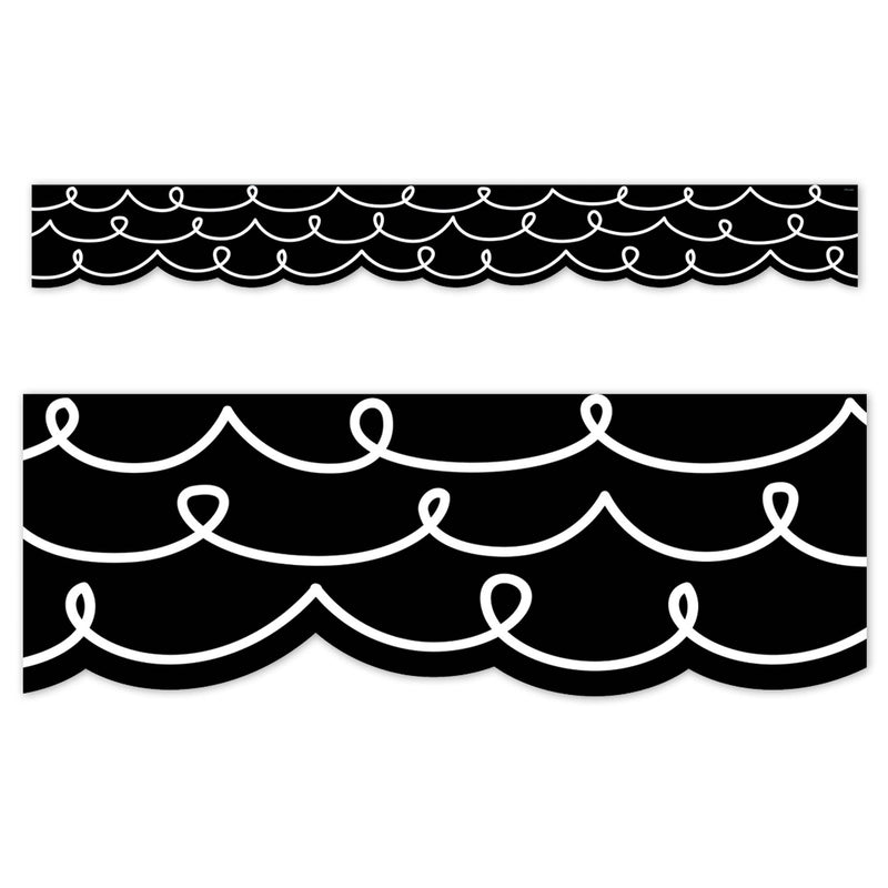Loop-de-loop On Black Ez Border