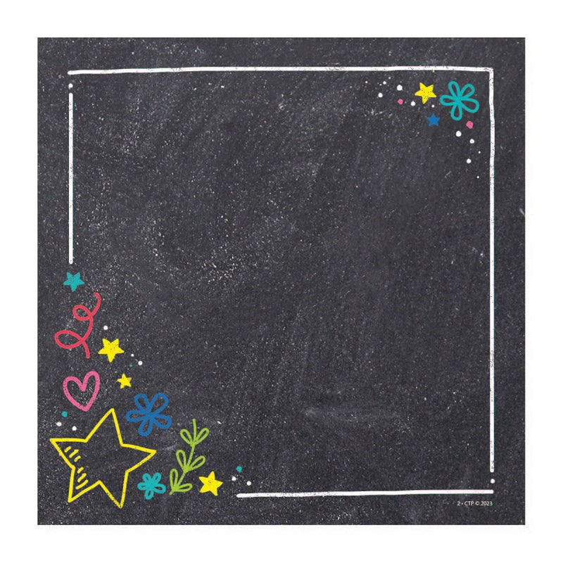 Colorful Chalk Cards 6in Cut Outs Designer
