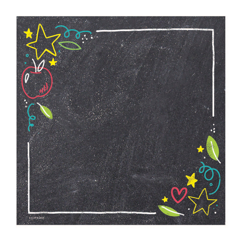 Colorful Chalk Cards 6in Cut Outs Designer