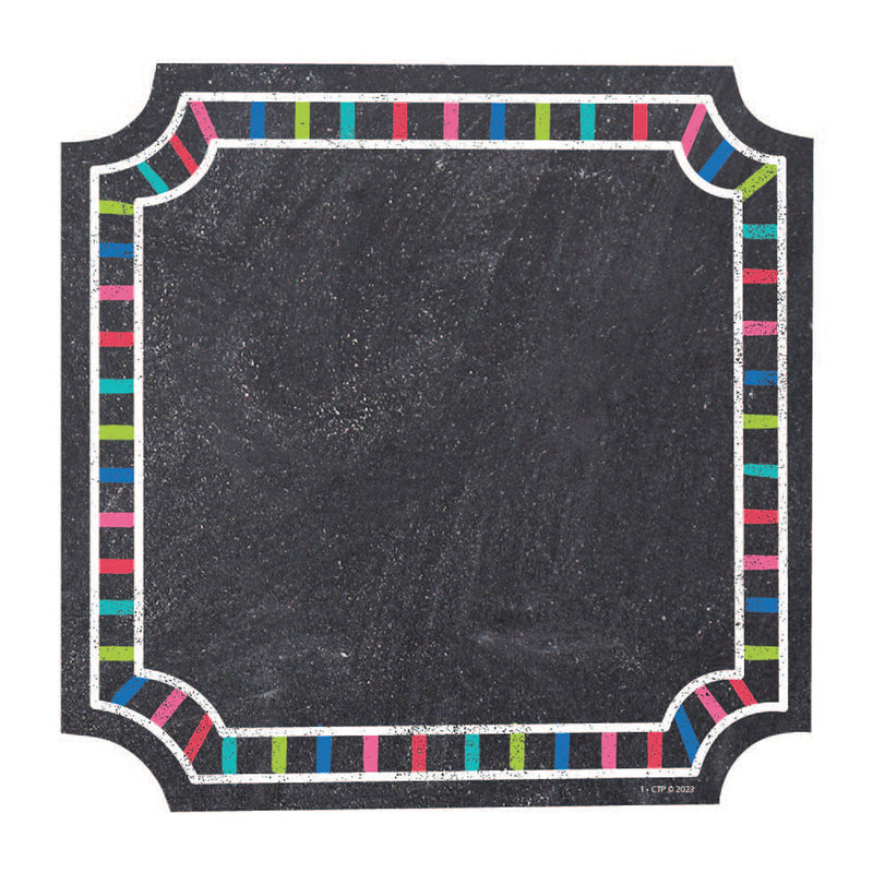 Colorful Chalk Cards 6in Cut Outs Designer