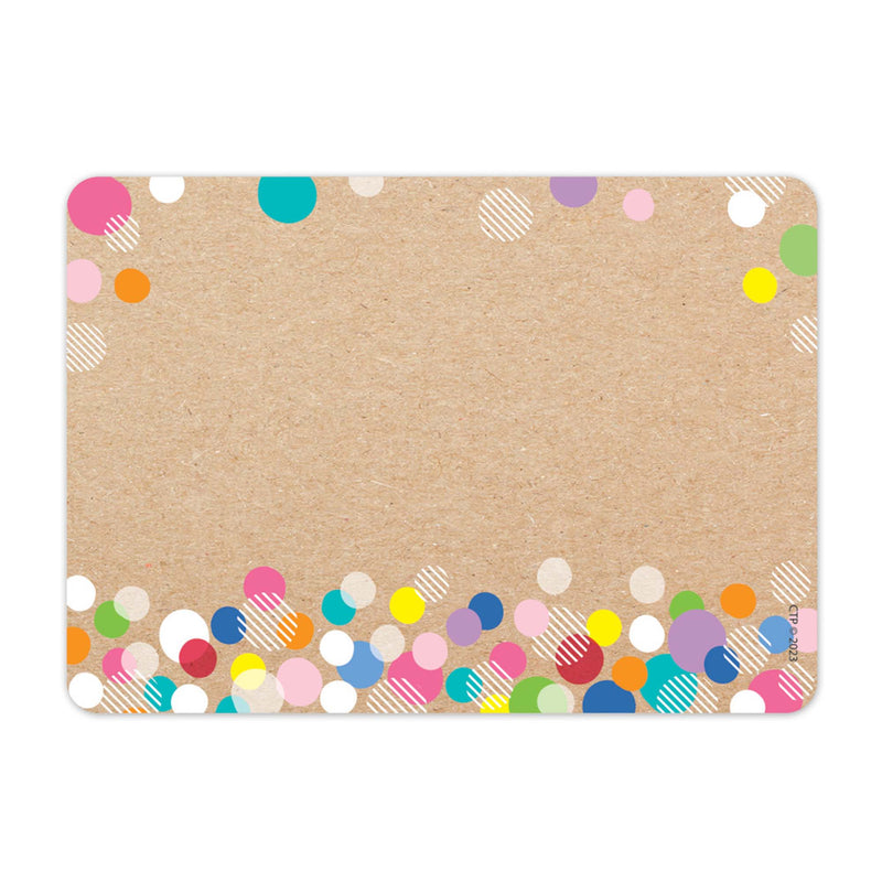 Colorful Kraft Bubbles Label