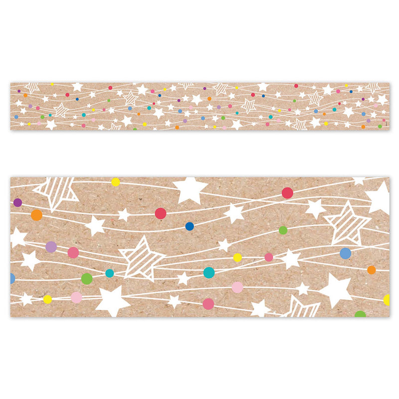 Stars On Strings Ez Border Colorful Kraft