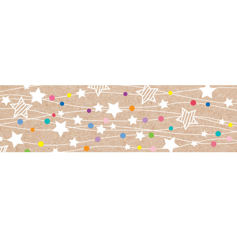 Stars On Strings Ez Border Colorful Kraft