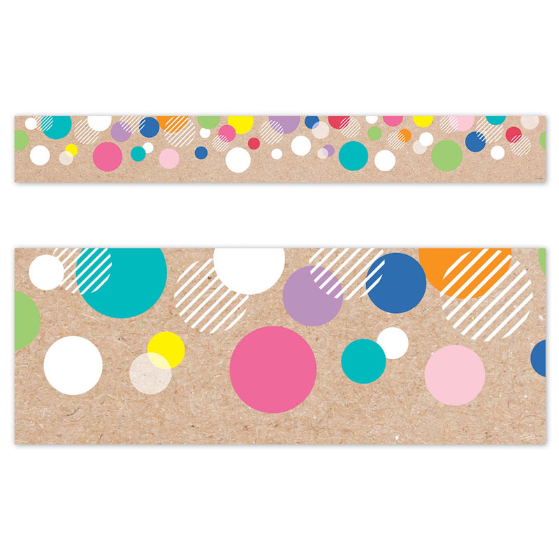 Colorful Kraft Bubbles Ez Border