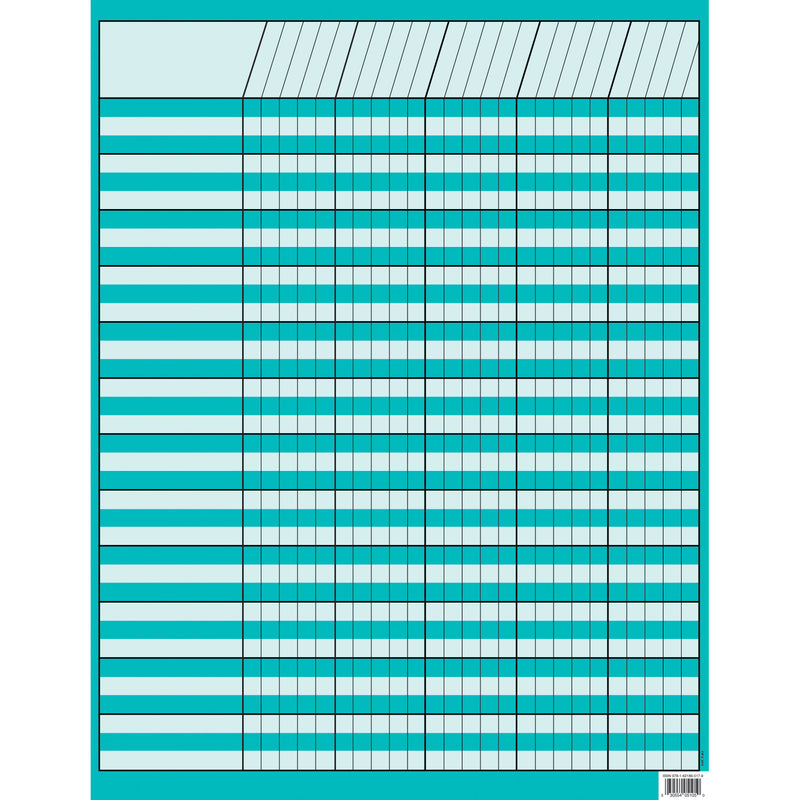 (6 Ea) Turquoise Incentive Chart