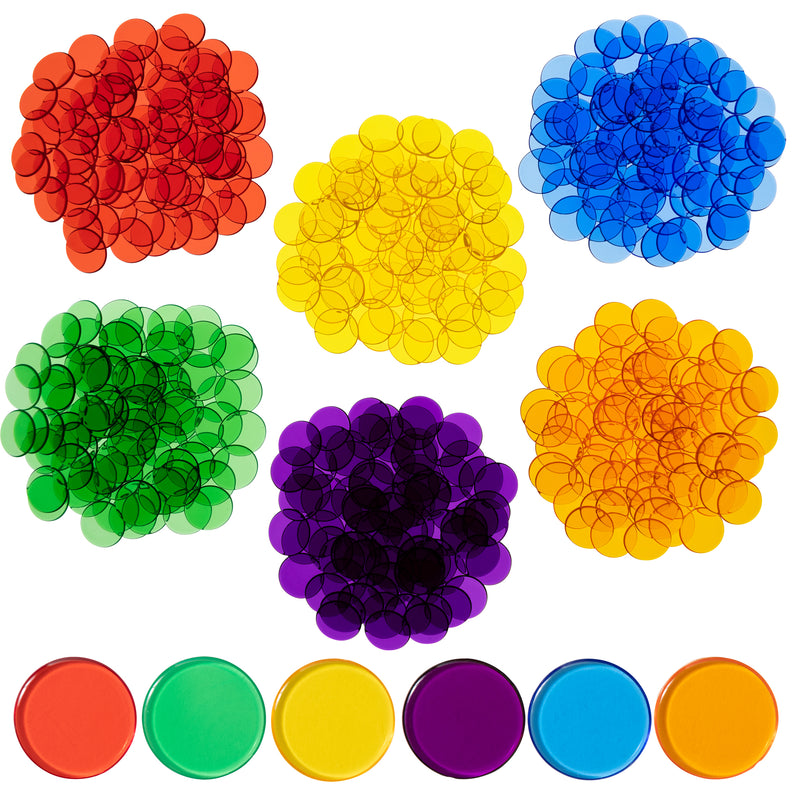 Transparent Counters Set Of 500