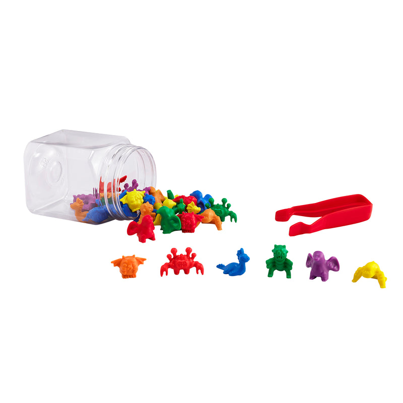Monster Counters, Mini Jar, 36 Pieces