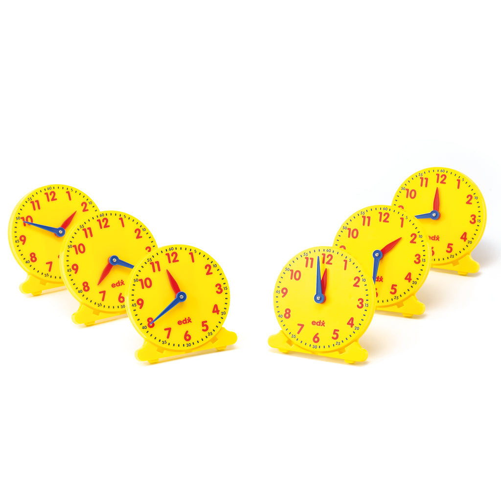 Student Clock Set Of 6