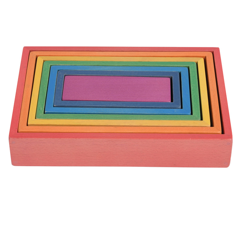 Wooden Rainbow Architect Rectangles