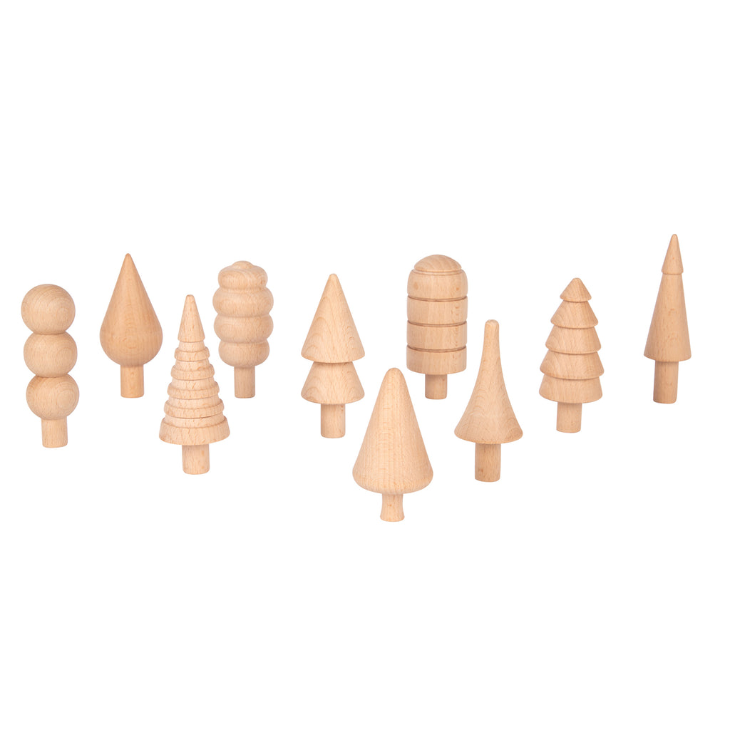 Woodland Trees Set Set Of 10