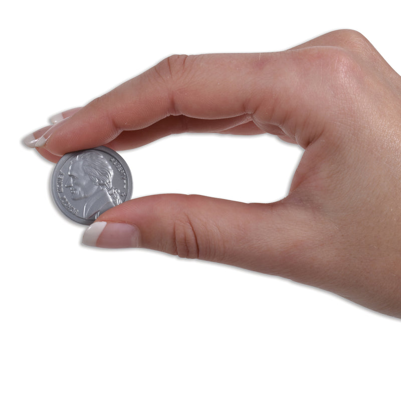 Plastic Coins 100 Nickels