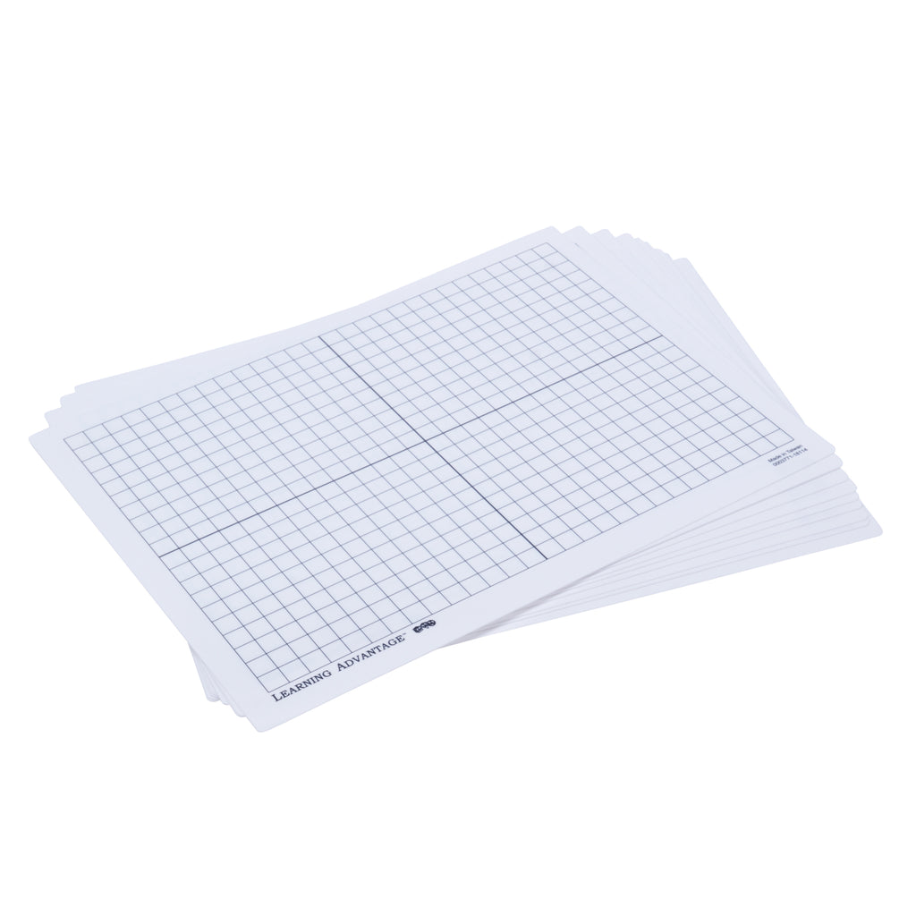 Xy Axis Dry Erase Boards Set Of 10