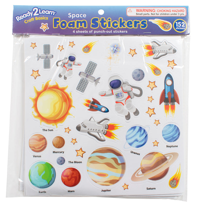 (3 Pk) Foam Stickers - Space