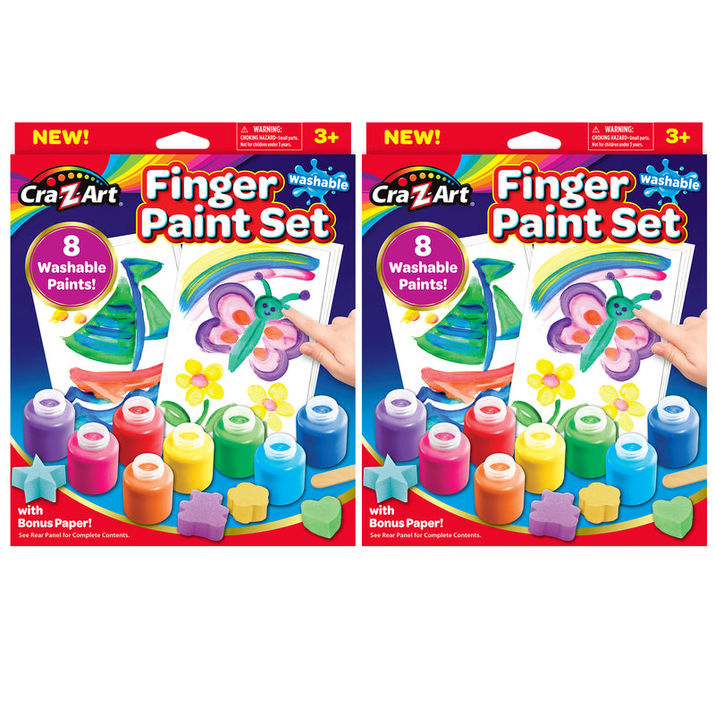 (2 Pk) Finger Paints