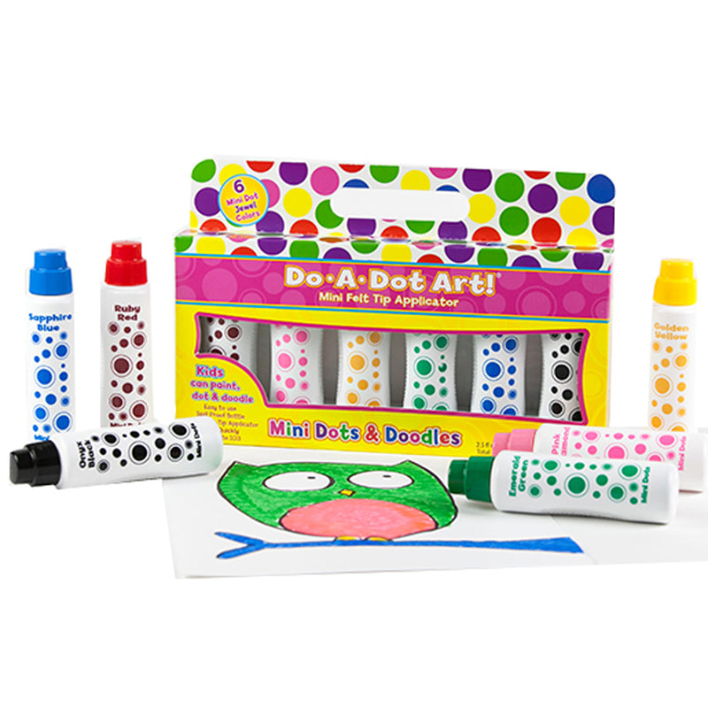 Do A Dot Markers 6pk Mini Jewel Washable Tone