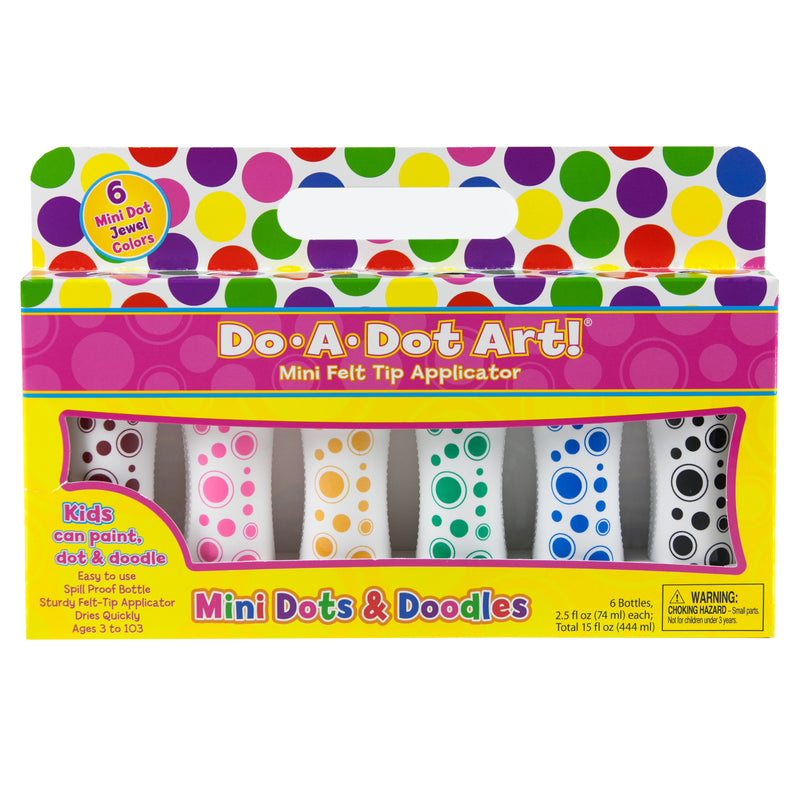 Do A Dot Markers 6pk Mini Jewel Washable Tone