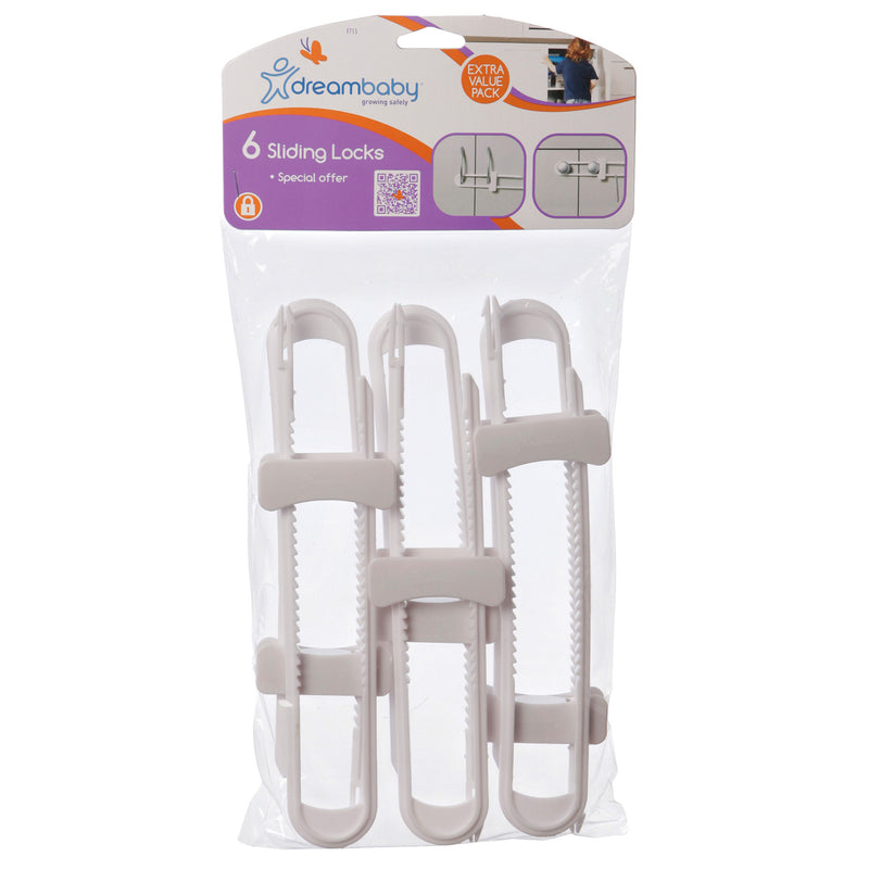 Cabinet Sliding Locks Pack Of 6