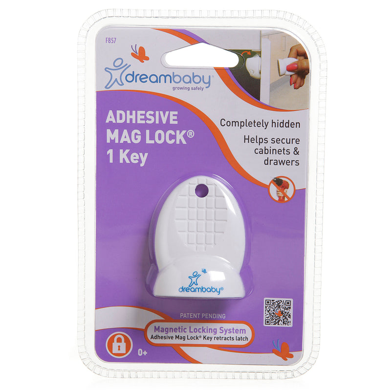 (3 Ea) Adhesive Mag Lock 1 Key