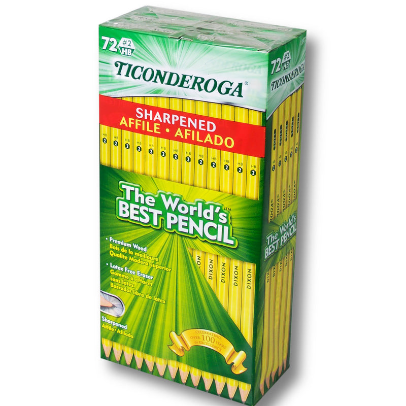 Original Pencils Pre-sharp Bx Of 72 Ticonderoga