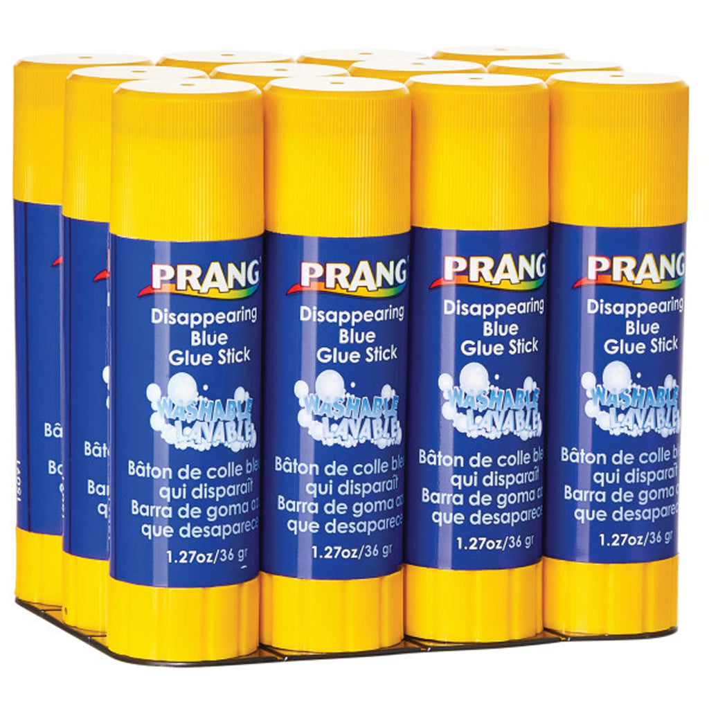 (6 Ea) Prang Glue Stick Large Prple 1.27oz