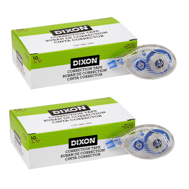 (2 Pk) Dixn Correction Tape 1 Line 12 Ct