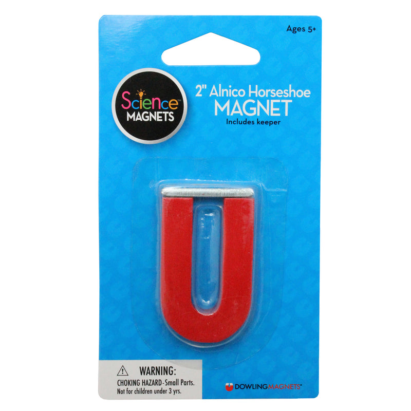 (3 Ea) Magnet Alnico Horseshoe 2in