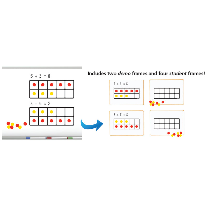 Ten Frames Magnet Math Set