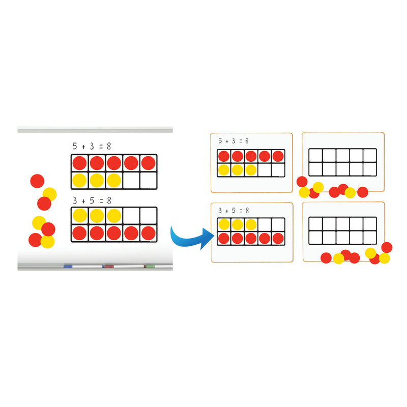 Ten Frames Magnet Math Set