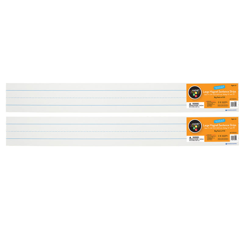 (2 Pk) Magnet Sentence Strips 24x3 10 Per Pk