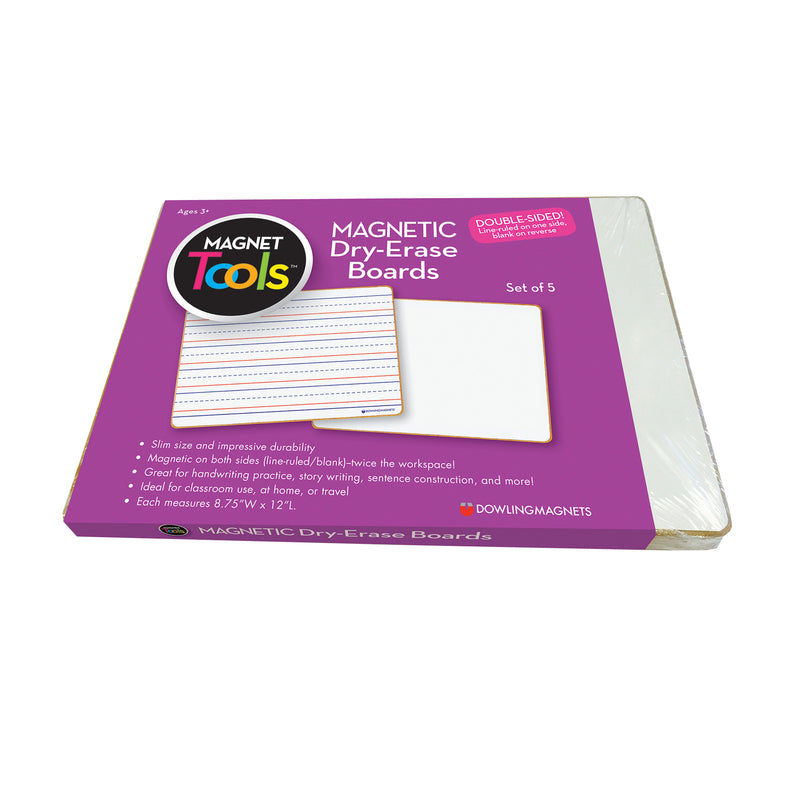 Magnetic Dry-erase Board Set Of 5 Lined And Blank