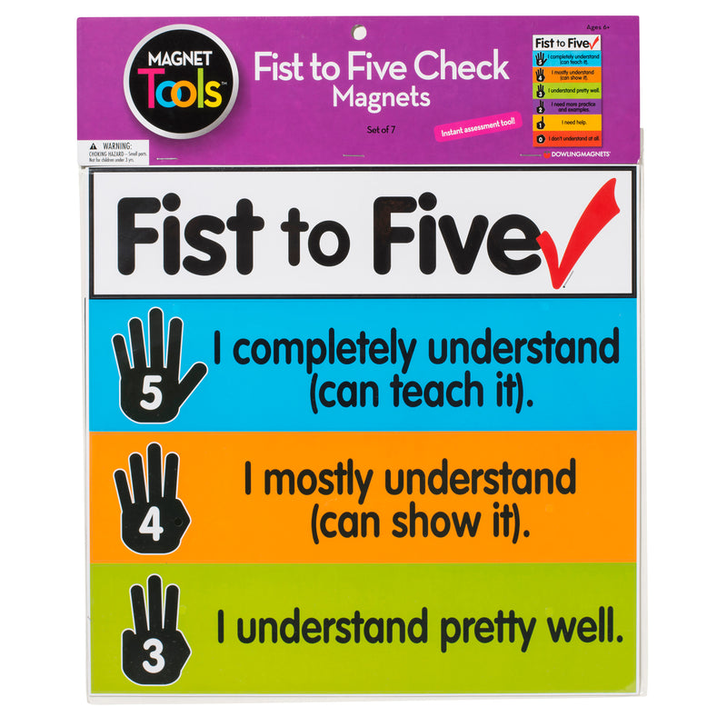 Fist To Five Check Magnets Set Of 7