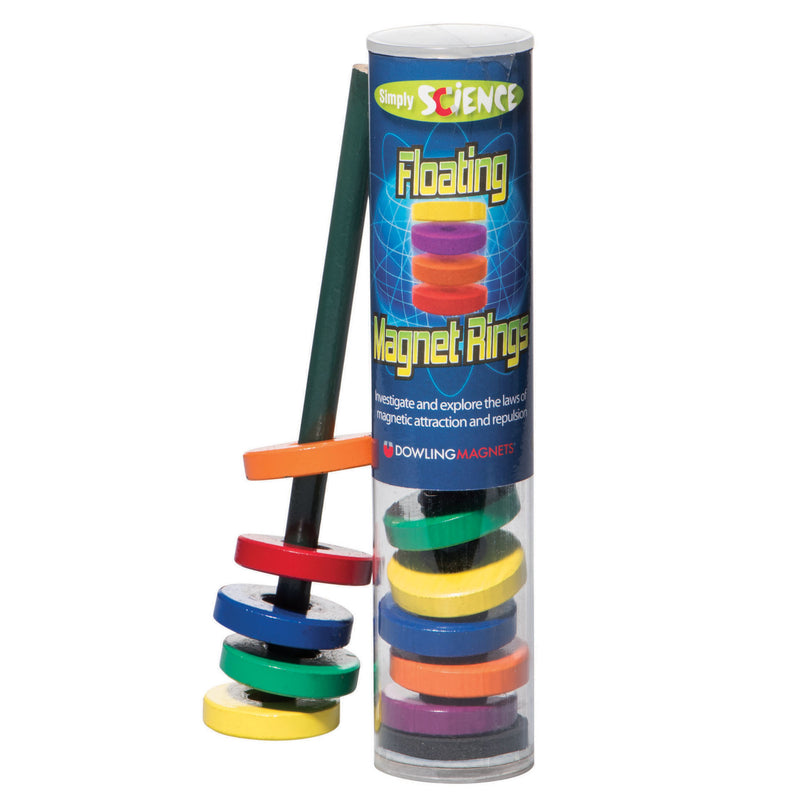 (3 Ea) Floating Magnet Rings Ages 3 & Up