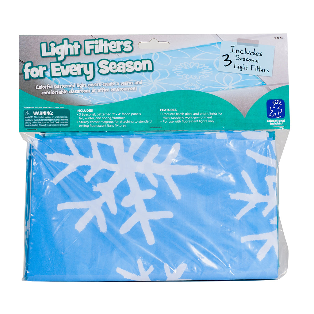 Classroom Light Filters 3pk For Every Season