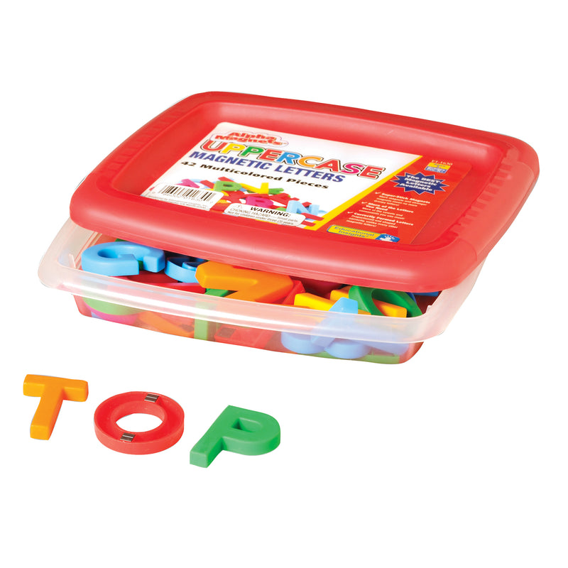 Alphamagnets Uppercase 42 Pcs Multicolored
