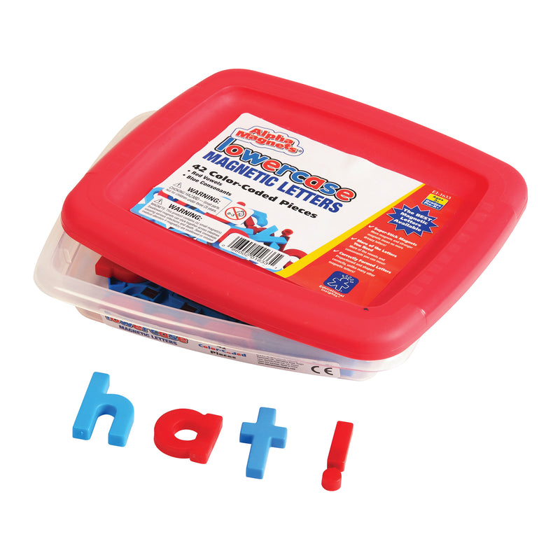 Alphamagnets Lowercase 42 Pcs Color-coded