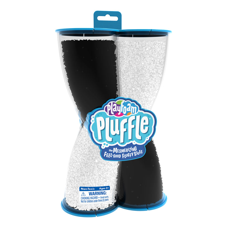 (3 Pk) Playfoam Pluffle Blk-wht