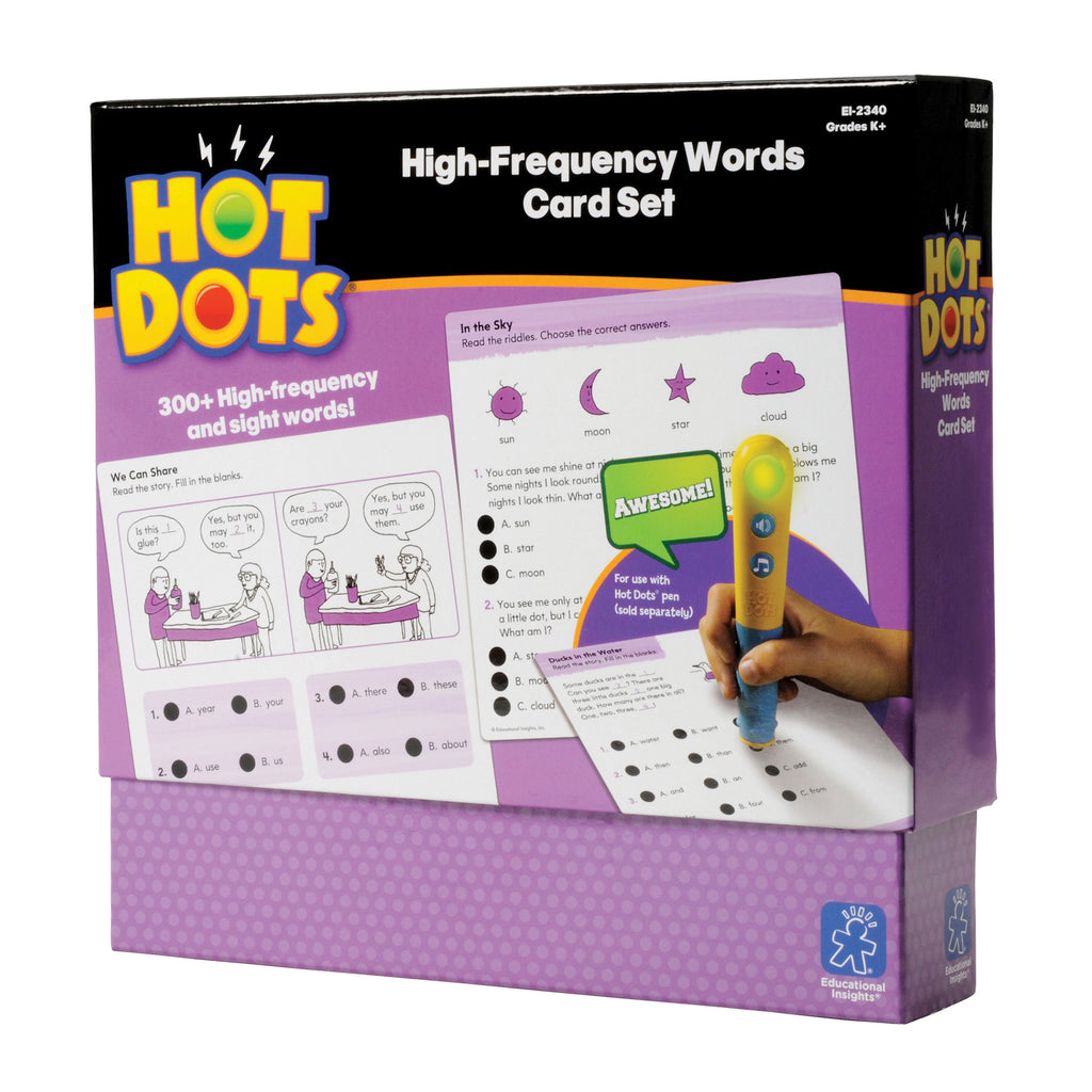 Hot Dots High Frequency Words Set