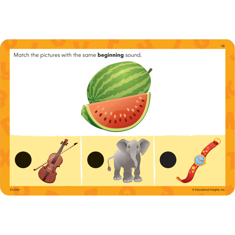 Hot Dots Jr Cards Beginning Phonics