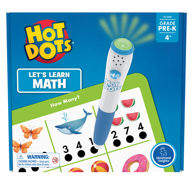 Hot Dots Lets Learn Pre-k Math