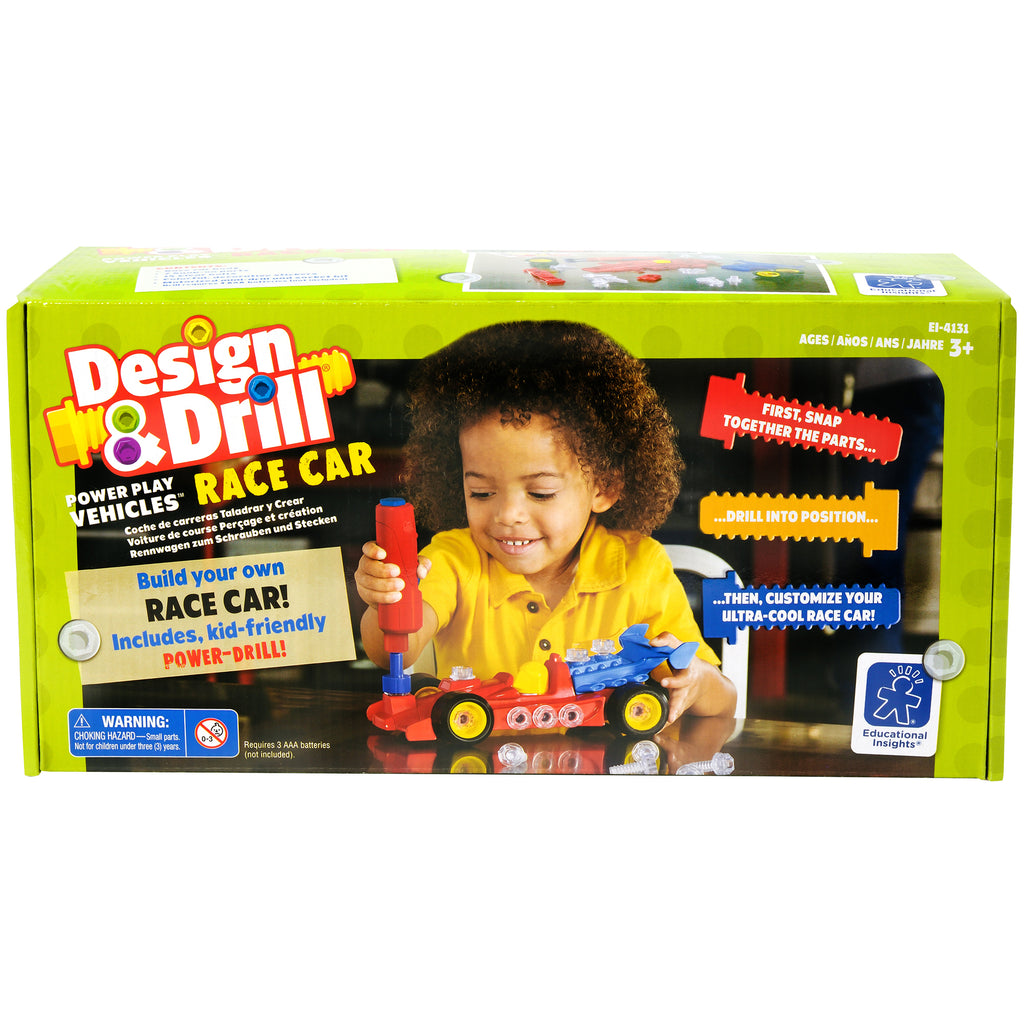 Design & Drill Power Play Vehicles Race Car