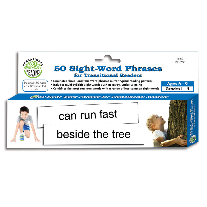 50 Sight Word Phrases For Transitional Readers