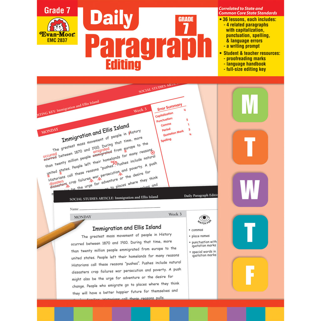 Daily Paragraph Editing Gr 7