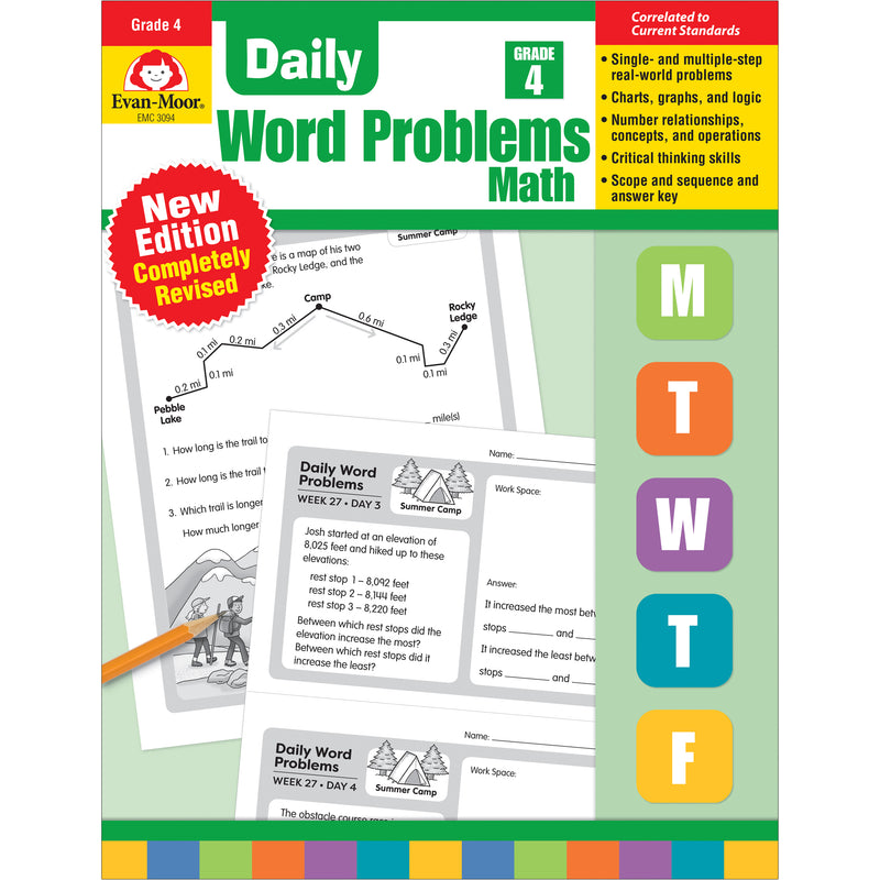 Daily Word Problems Math Grade 4