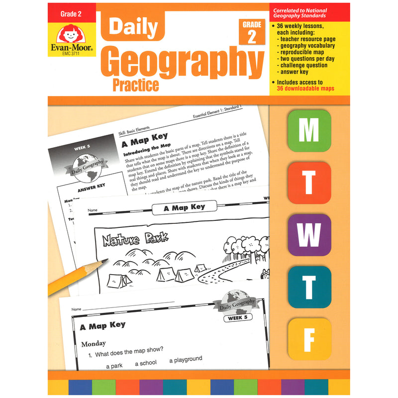 Daily Geography Practice Gr 2