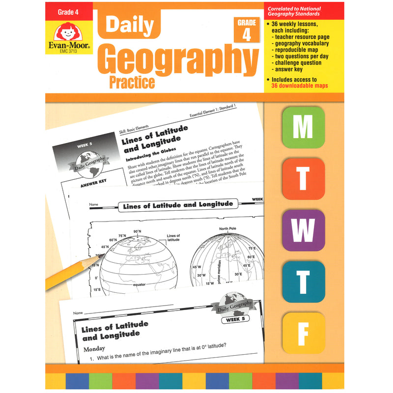 Daily Geography Practice Gr 4