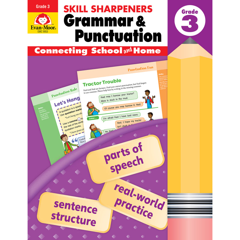 Skill Sharpener Grammar & Punc Gr 3