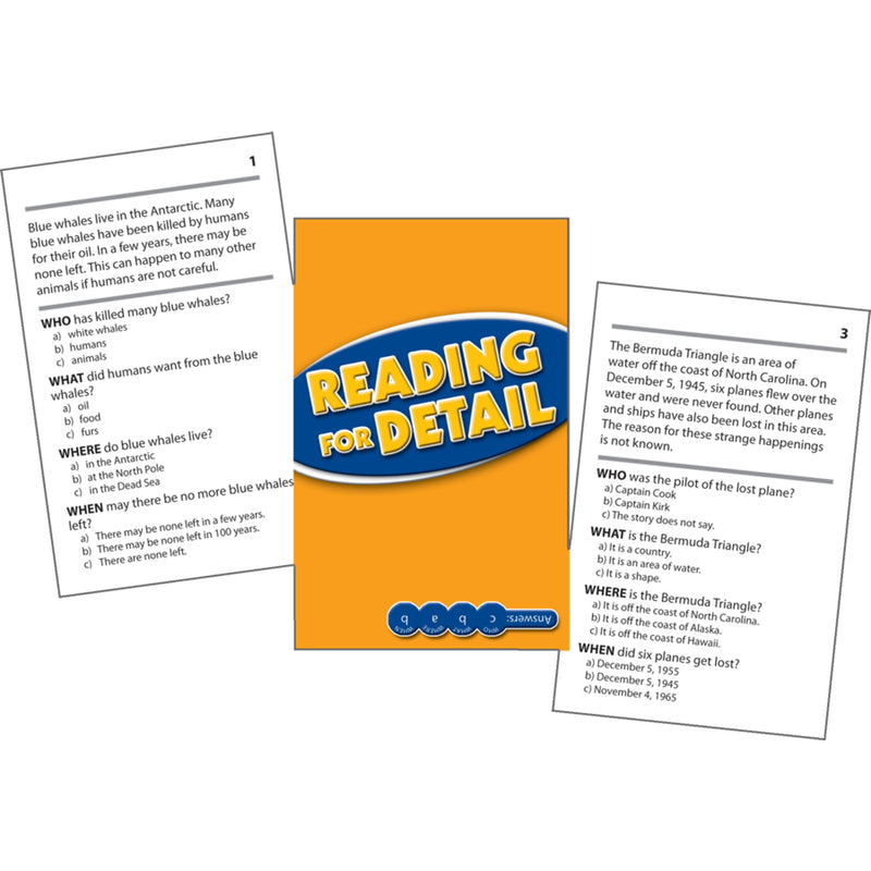 Reading For Detail - 3.5-5.0