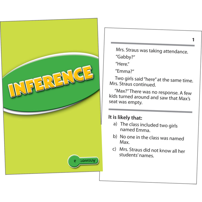Inference Practice Cards Reading Levels 5.0-6.5