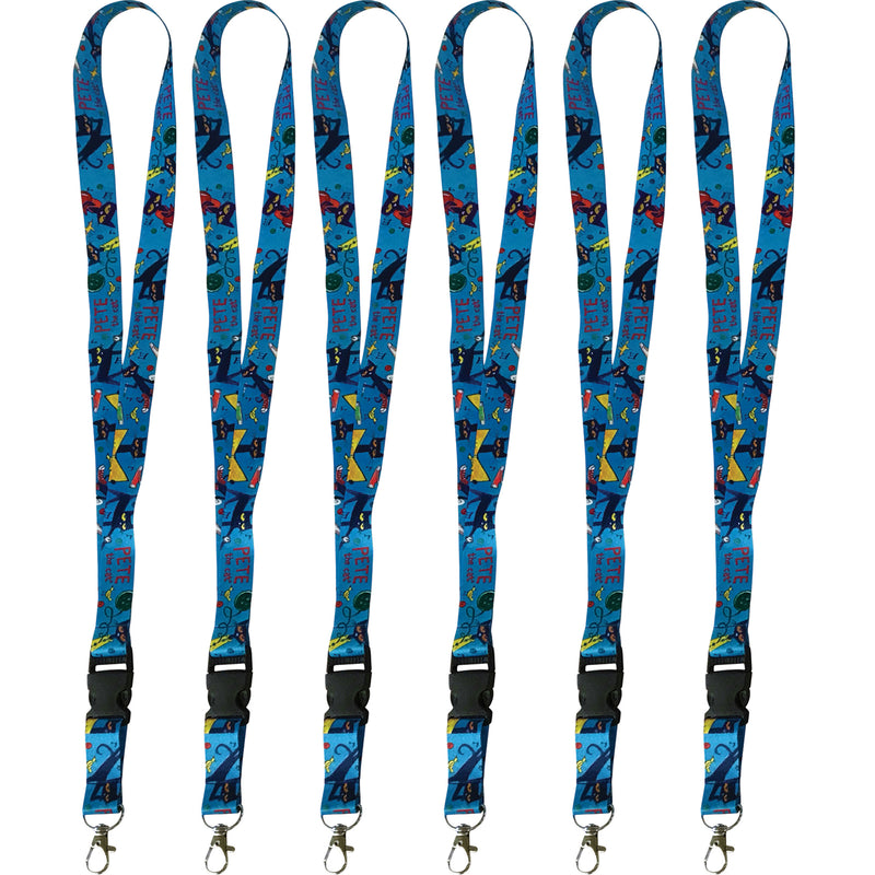 (6 Pk) Pete The Cat Lanyard